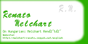 renato melchart business card